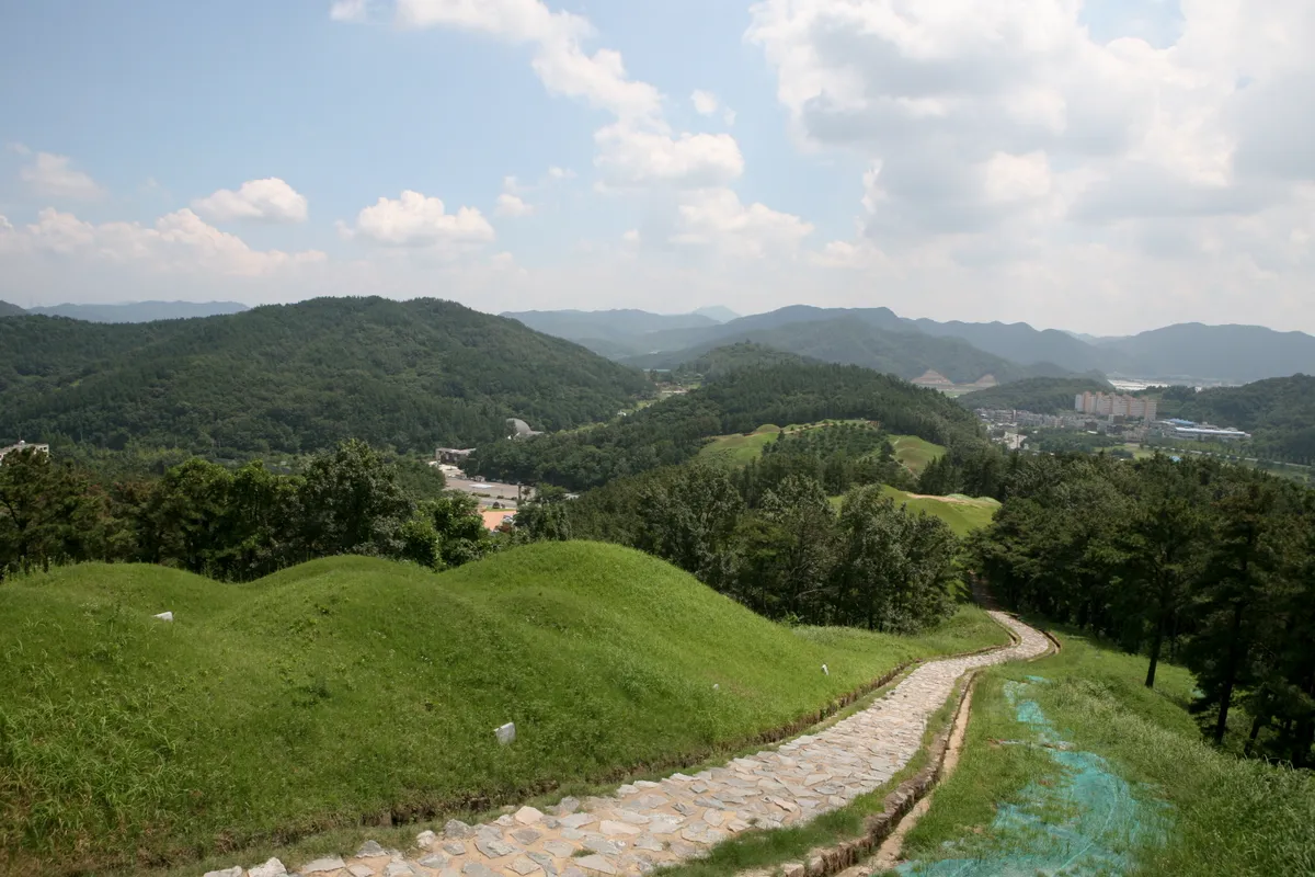 고령 지산동 고분군 사진
