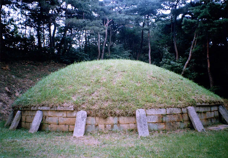 경주 전 민애왕릉 사진