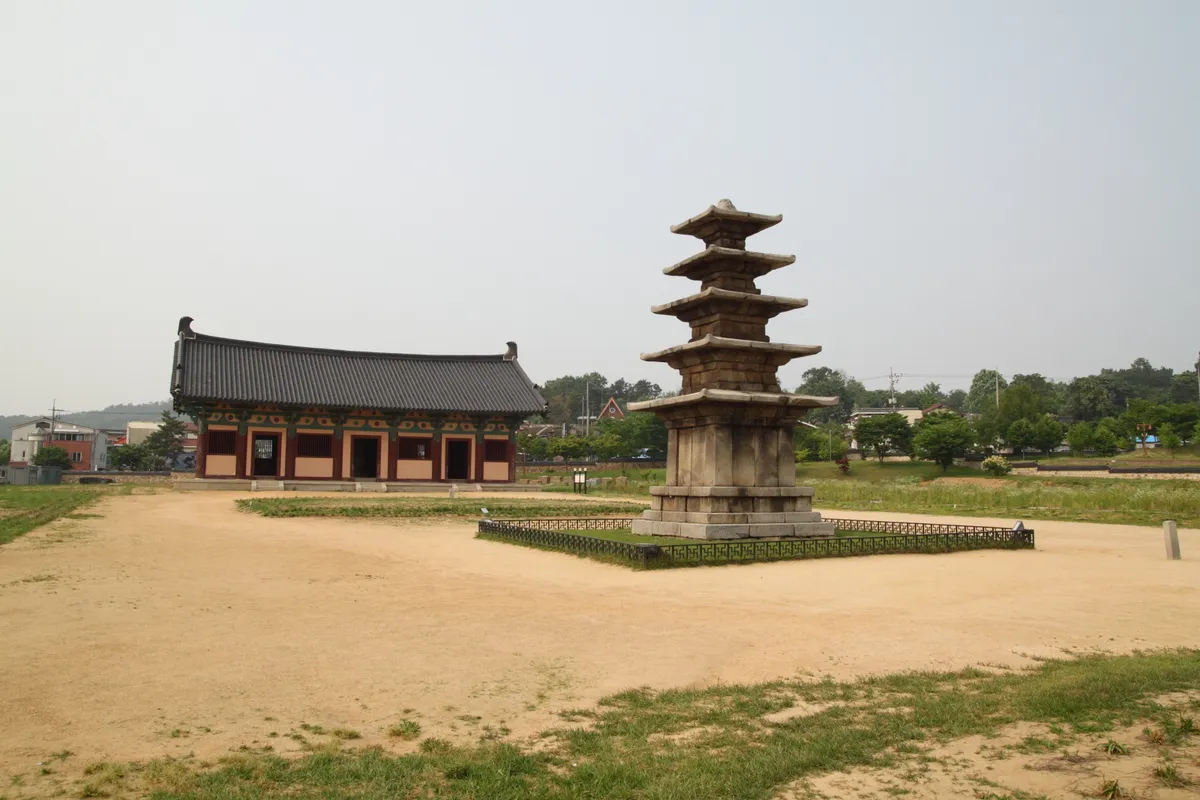 부여 정림사지 사진