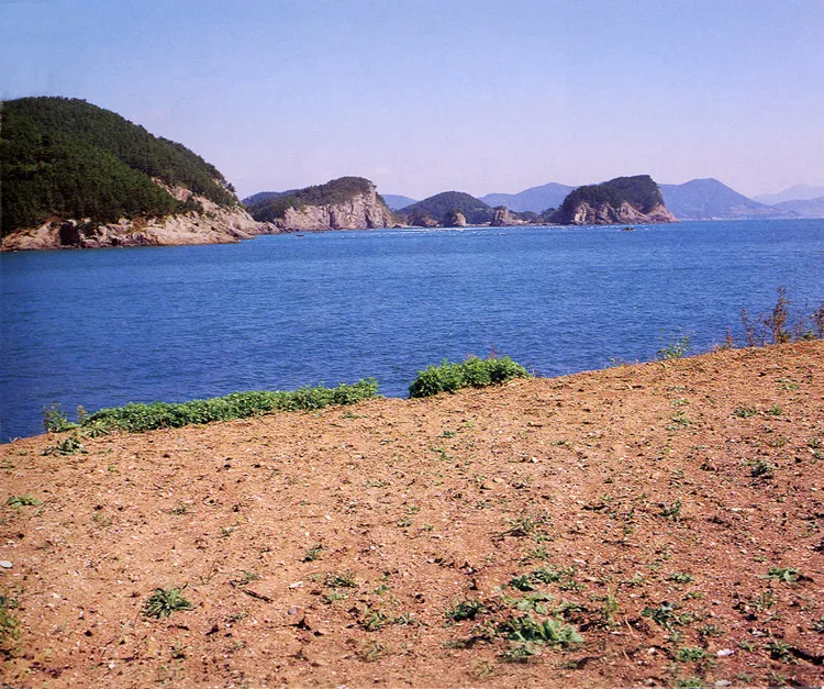 통영 연대도 패총 사진
