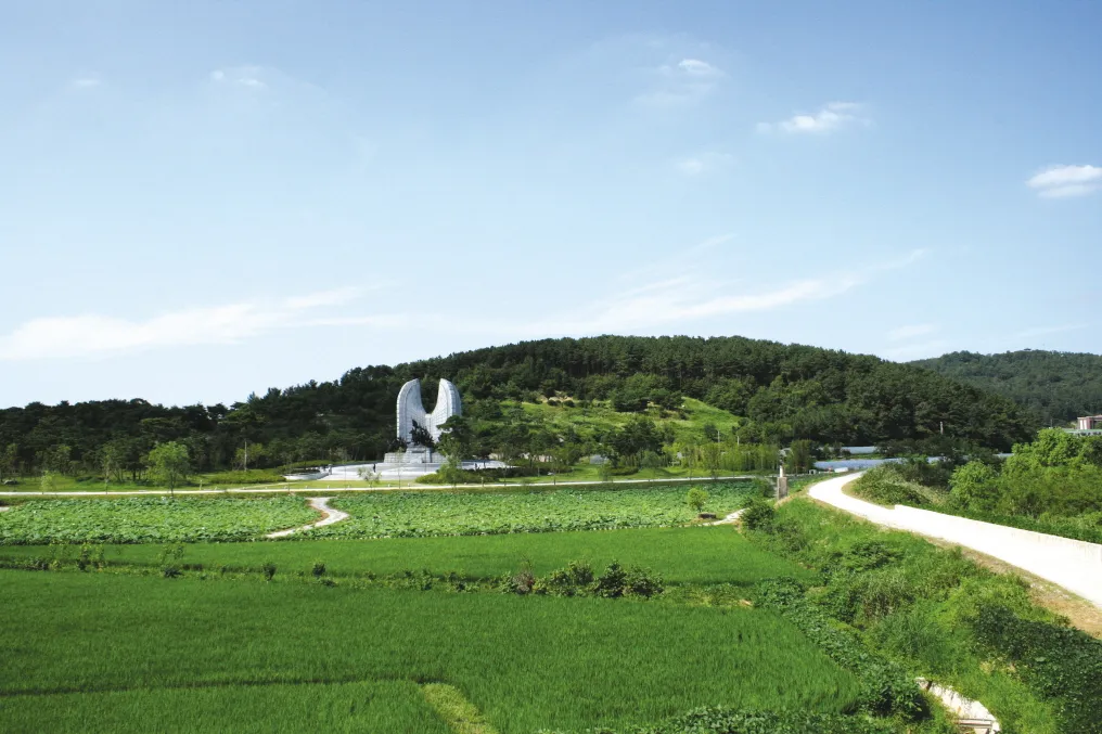 부여 화지산 유적 사진