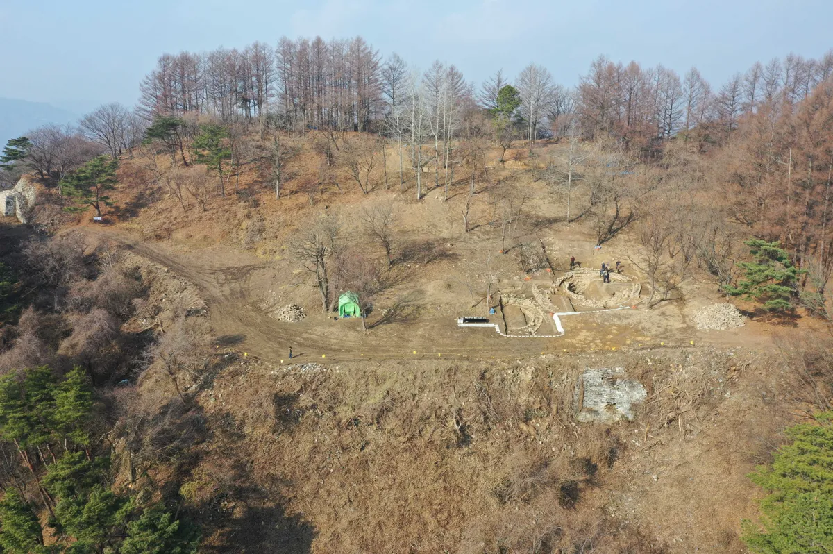 장수 침령산성 사진