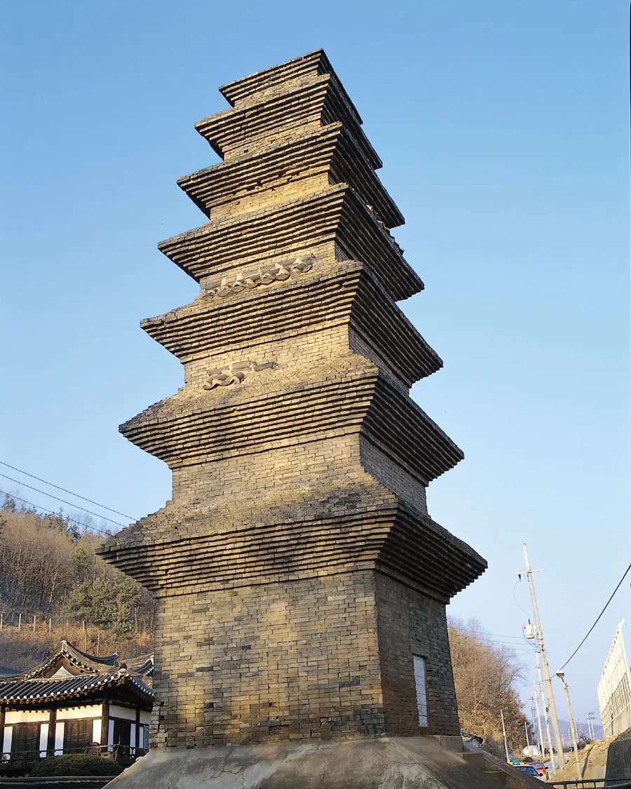 안동 법흥사지 칠층전탑 사진