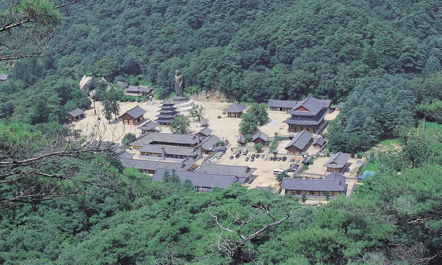 보은 법주사 팔상전 사진