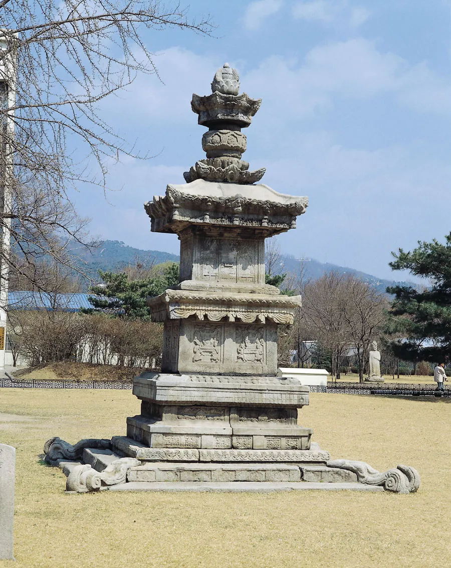 원주 법천사지 지광국사탑 사진