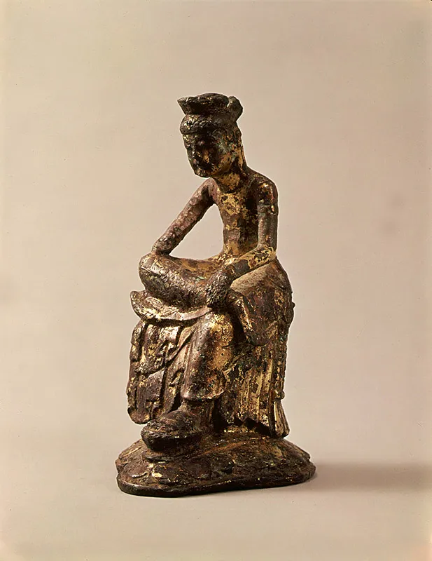 금동미륵보살반가사유상(1964) 사진