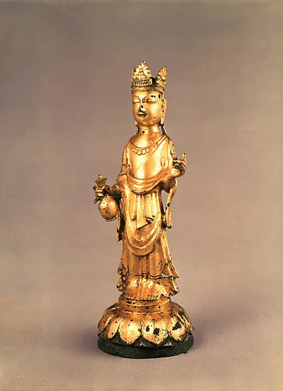 서울 삼양동 금동관음보살입상 사진