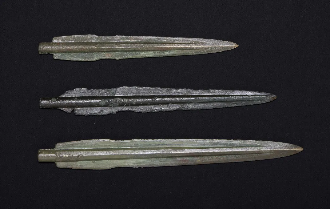 화순 대곡리 청동기 일괄 사진