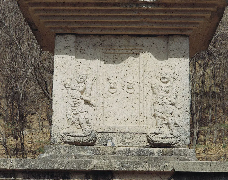 경주 장항리 서 오층석탑 사진