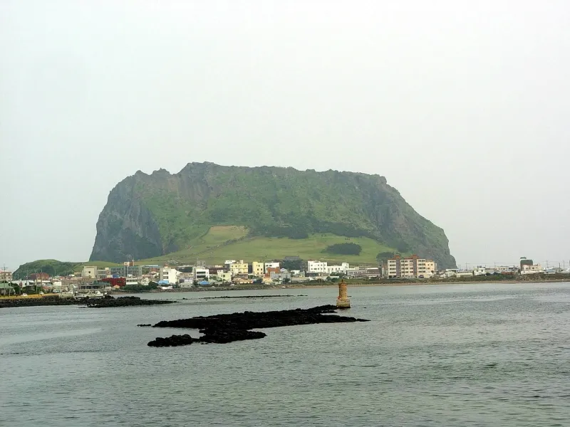 성산일출봉 천연보호구역 사진