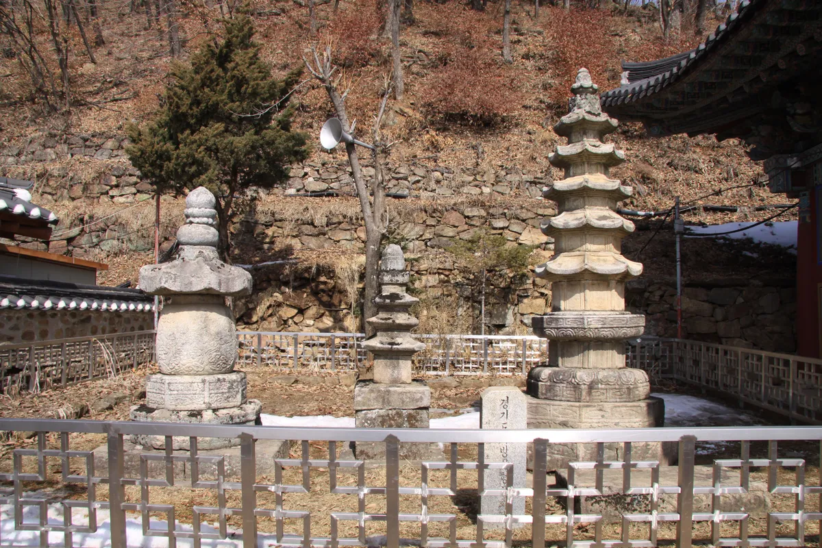 남양주 수종사 사리탑 사진