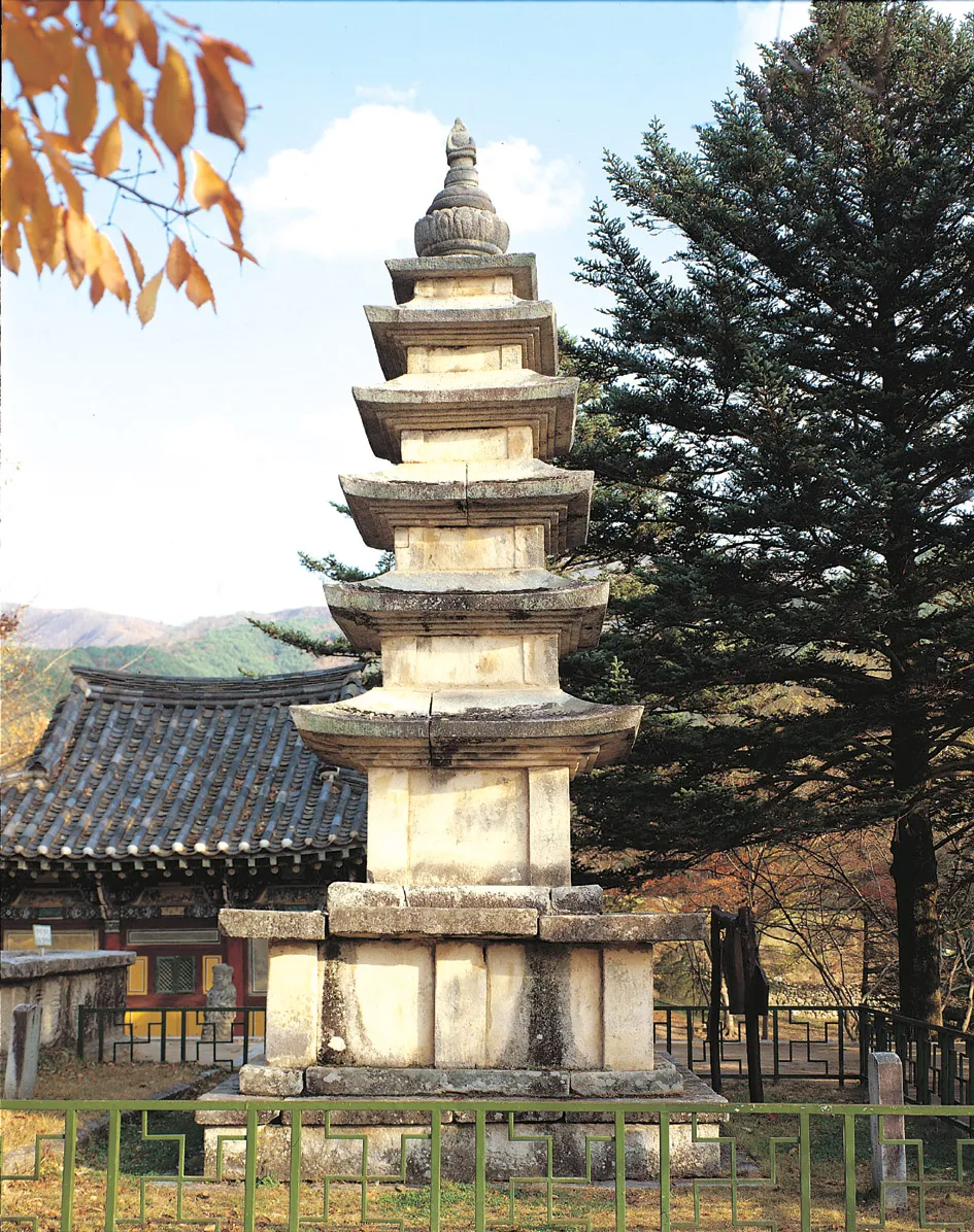 김제 금산사 오층석탑 사진