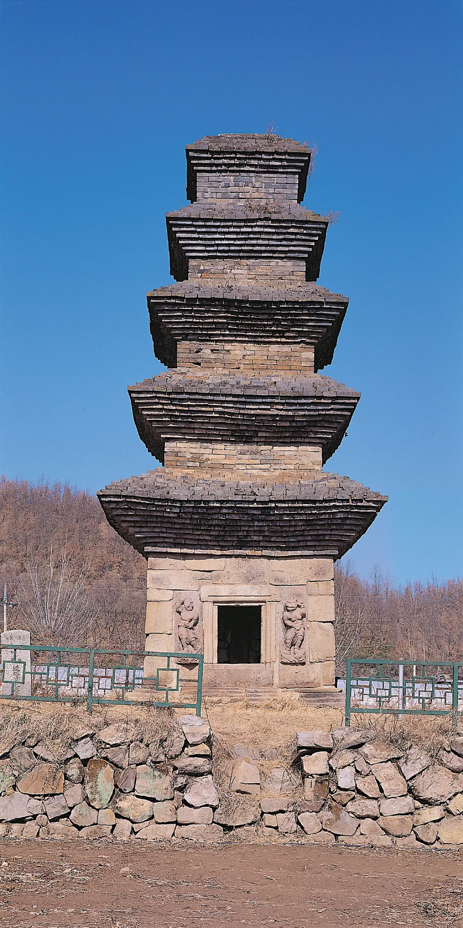 안동 조탑리 오층전탑 사진