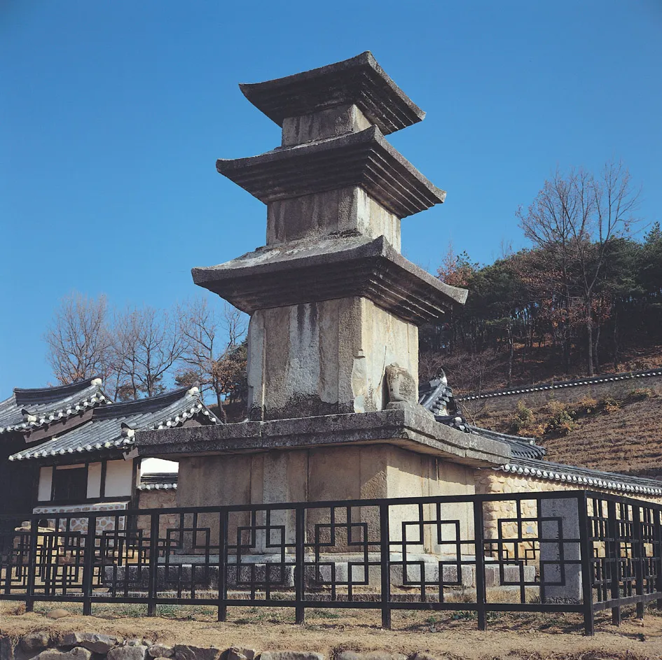상주 화달리 삼층석탑 사진