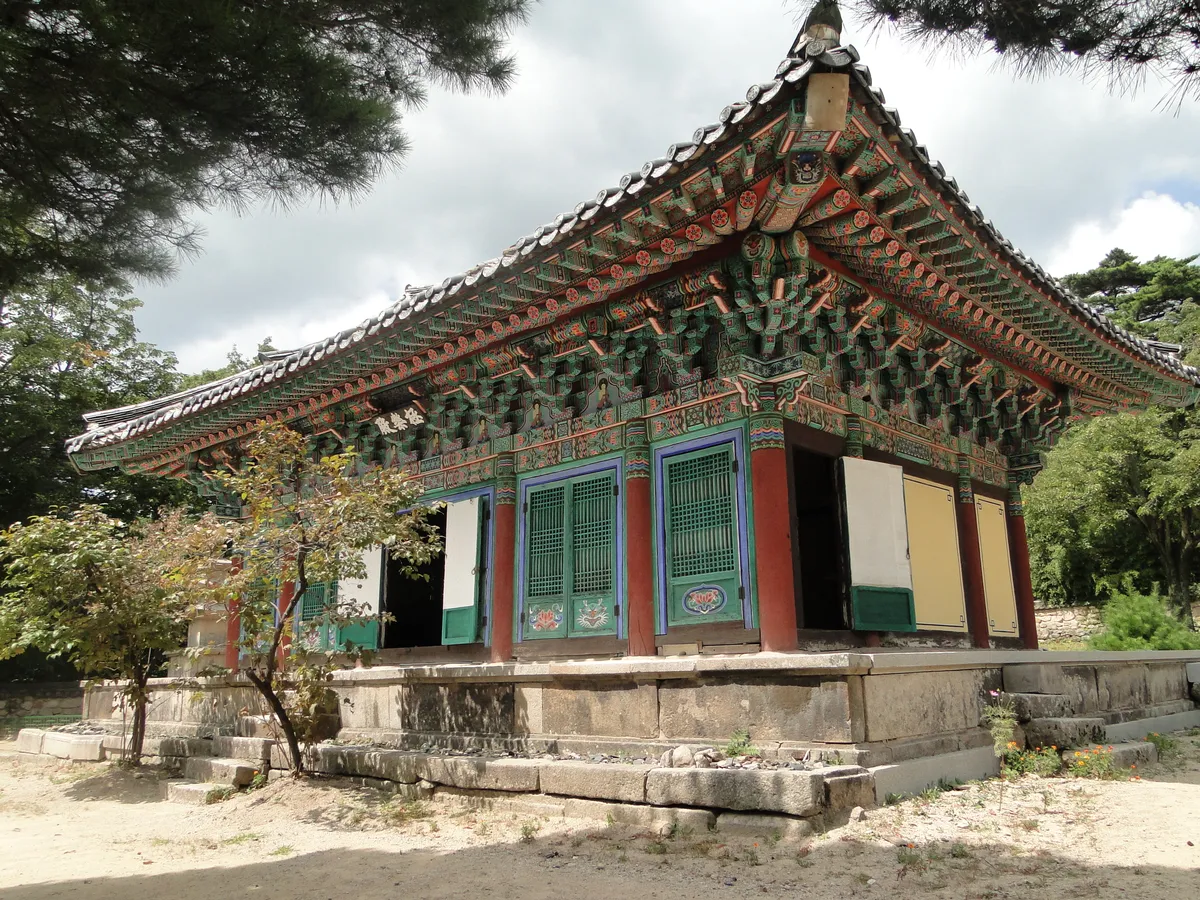 대구 동화사 극락전 사진