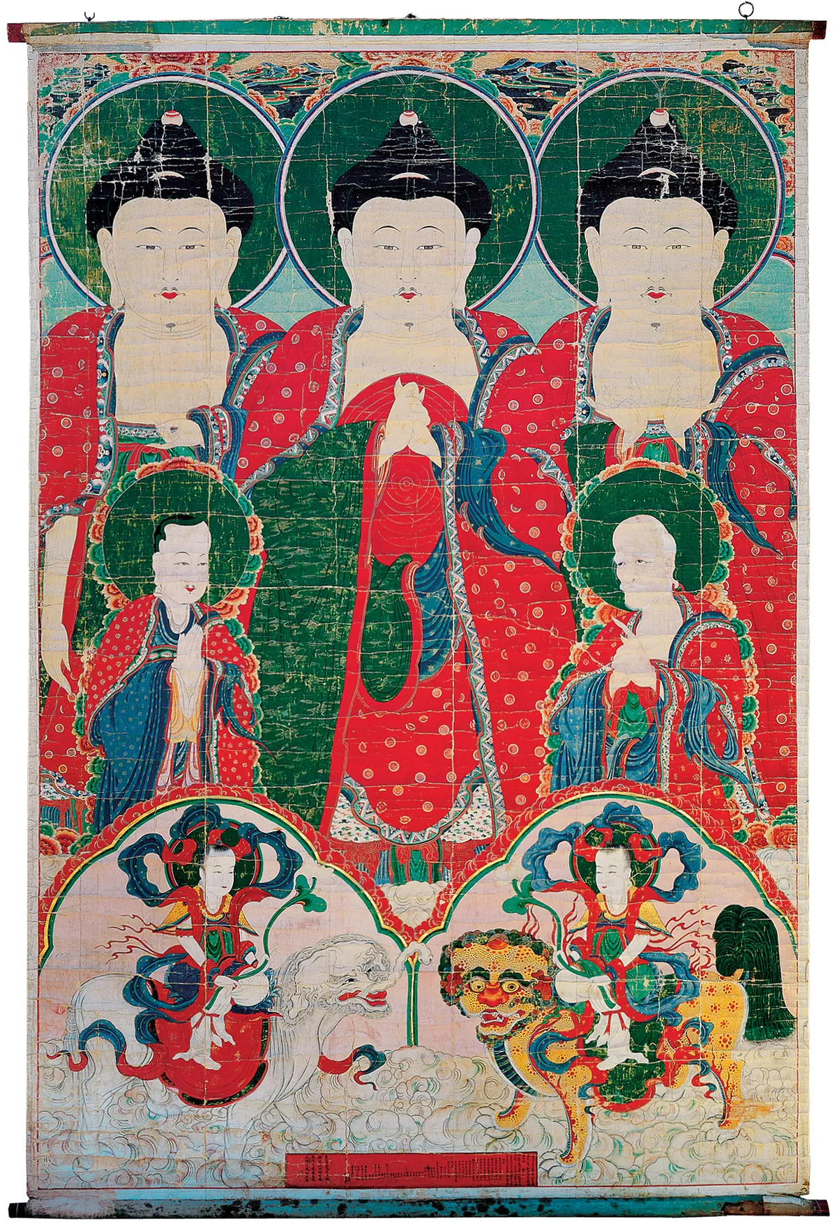 서울 흥천사 비로자나불 삼신괘불도 사진