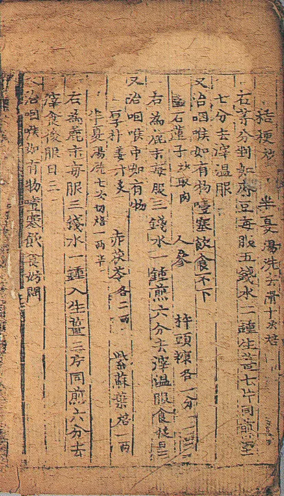 향약제생집성방 권6 사진