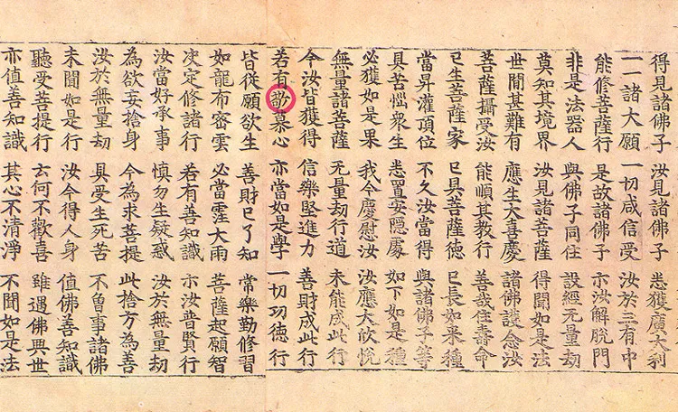 초조본 대방광불화엄경 주본 권67, 77 사진