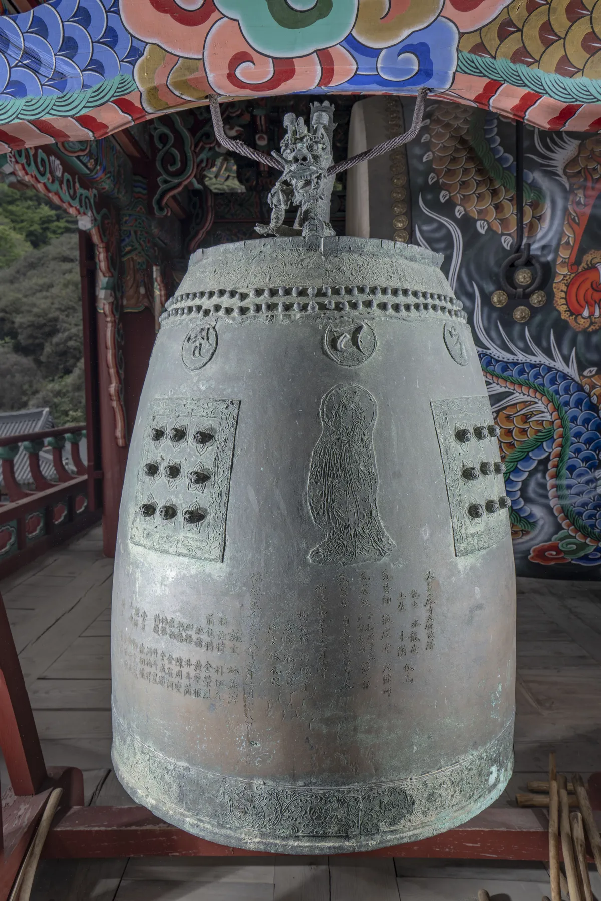 구례 화엄사 동종 사진
