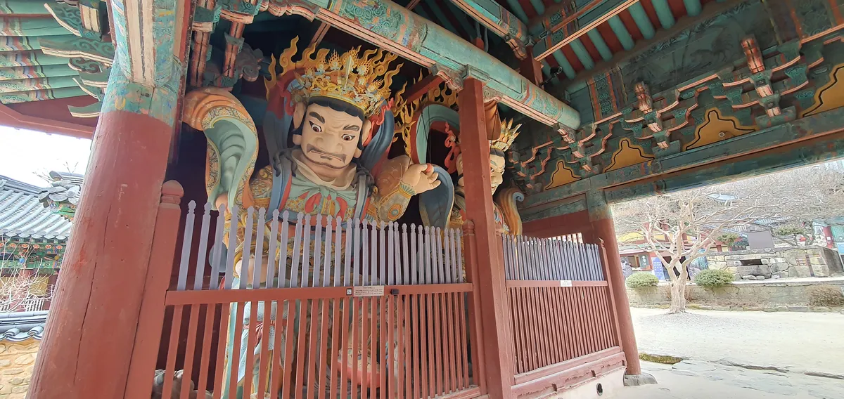 순천 송광사 사천왕문 사진
