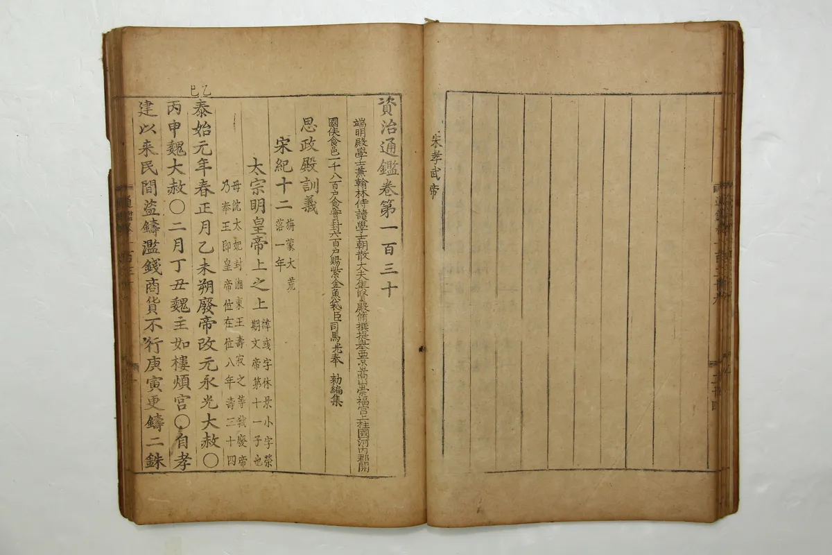자치통감 권129~132 사진