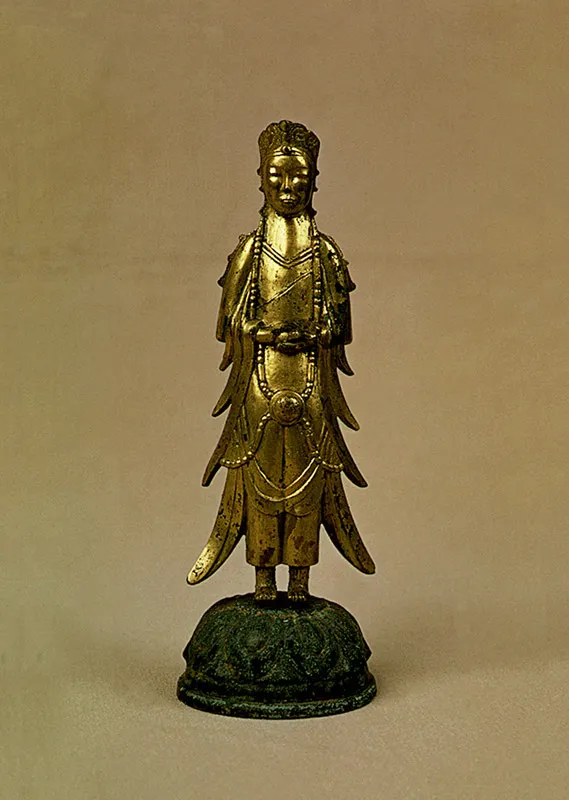 금동보살입상(1963-1) 사진