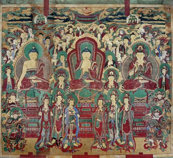 청도 운문사 비로자나삼신불회도 사진