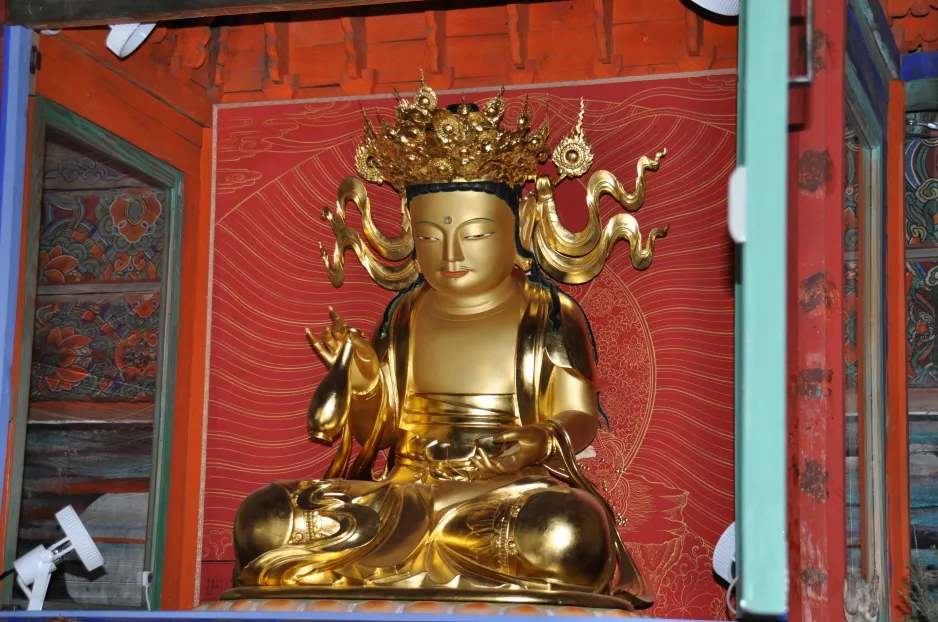 순천 송광사 목조관음보살좌상 및 복장유물 사진