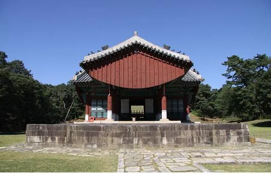 구리 동구릉 건원릉 정자각 사진