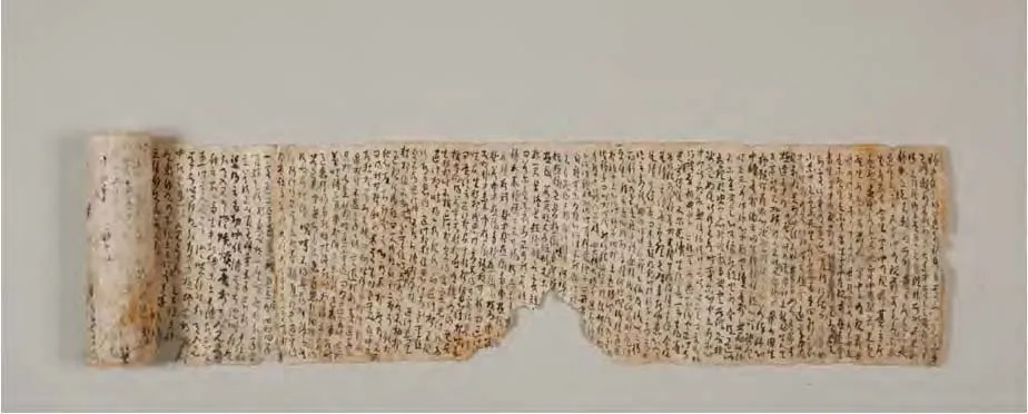 합천 해인사 대적광전 목조비로자나불좌상 복장전적 사진