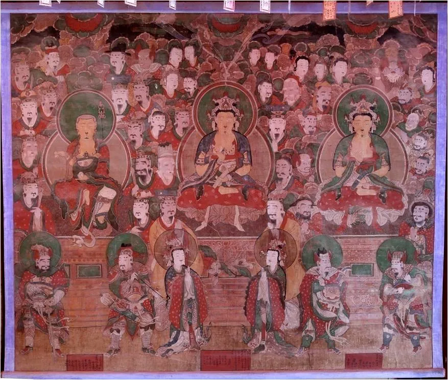 경주 불국사 삼장보살도 사진